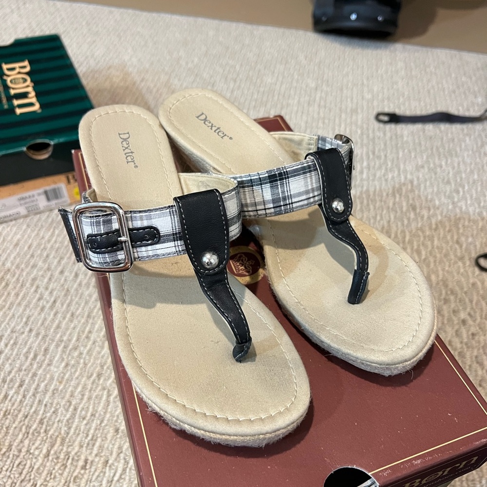 Dexter Wedge Sandals
